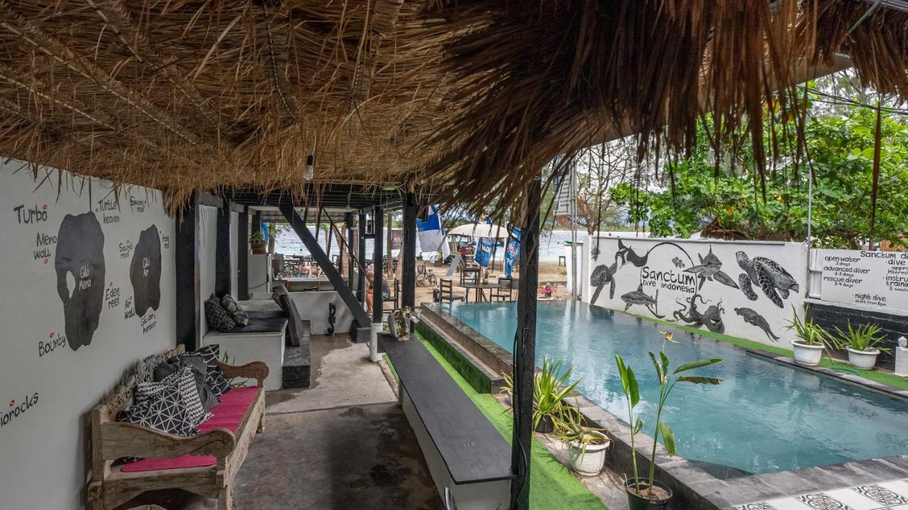 Sanctum Dive Villa With Private Pool Gili Trawangan Bagian luar foto